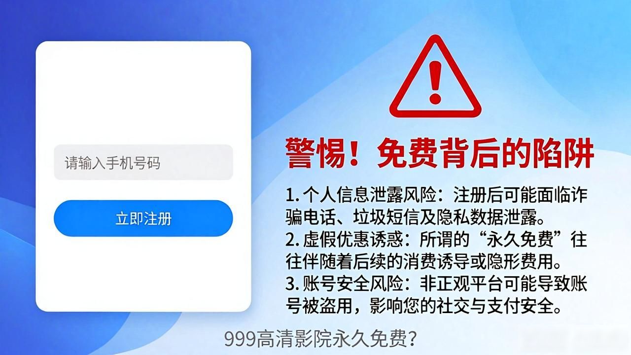 999高清影院永久免费？朋友踩坑后的血泪避坑指南