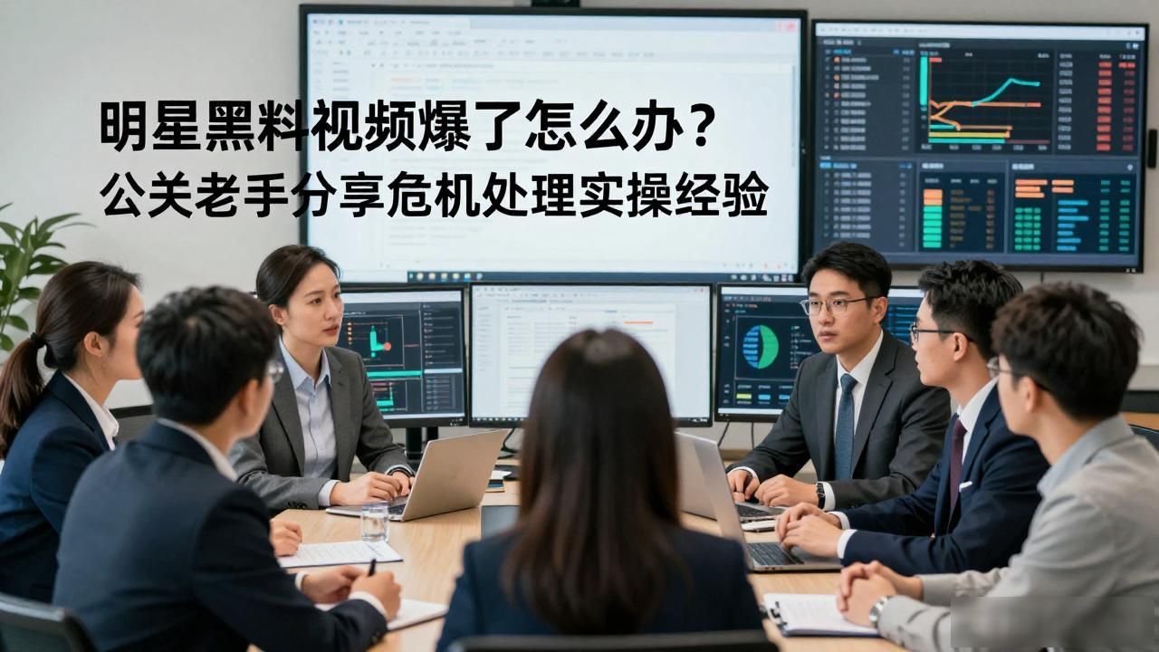 明星黑料视频爆了怎么办？公关老手分享危机处理实操经验